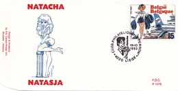 B01-032-1 2528  BD P1076 FDC   Rare Natasja Natacha Walthéry François 16-10-1993 4020 Liège €11 - 1991-2000