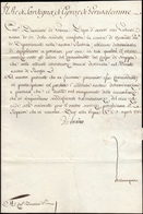 22 1792 - VITTORIO AMEDEO III - Lettera Datata 2/8/1792 A Firma Di Vittorio Amedeo III Di Savoia, Re Di... - Autres & Non Classés