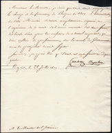 25 1809 - GIOACCHINO MURAT - Lettera Datata Napoli 28/7/1809 Con Firma Autografa "Joachin Napoleon", (G... - Andere & Zonder Classificatie