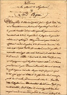 26 1814 - Copia Manoscritta Del Discorso Su "La Morte Di Napoleone" Di Lord Byron In 13 Pagine. Interes... - Sonstige & Ohne Zuordnung