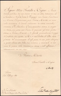 32 1841 - CARLO ALBERTO DI SAVOIA - Lettera Datata Torino 3/2/1841 A Firma Di Carlo Alberto, Re Di Sard... - Autres & Non Classés