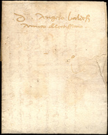 61 1459 - Lettera Completa Di Testo Da Mantova 25/5/1499.... - 1. ...-1850 Vorphilatelie