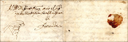 82 1599 - Lettera Completa Di Testo Da Napoli 16/7/1599 A Firenze.... - 1. ...-1850 Vorphilatelie