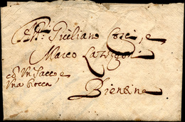 83 1645 - Lettera Prefilatelica Da Firenze 29/3/1645 A Bientina, Manoscritto "con Un Sacco E Una Brocca... - 1. ...-1850 Vorphilatelie