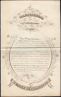 87 1800 Ca. - Splendida Supplica Di Gioanni Ubertazzi, Professore Patentato Di Calligrafia, Eseguita In... - ...-1850 Préphilatélie