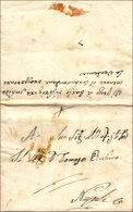 88 1812 - Lettera Completa Di Testo Da San Cipriano 3/10/1812 A Napoli, Manoscritto Al Verso "vi Prego ... - 1. ...-1850 Prephilately