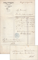 102 CORPO VOLONTARI - Lettera Trasportata Privatamente Da Barghe 13/8/1866 A Salò, Scritta Ed Autografat... - Ohne Zuordnung