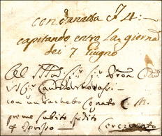 117 1802 - Lettera Completa Di Testo Da Udine 7/6/1803, Manoscritto "preme Subito Spedita Per Espresso"e... - Lombardo-Vénétie