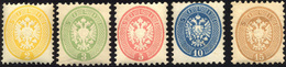 216 1864/65 - Quinta Emissione, Dent. 9 1/2 (41/45), Gomma Originale, Perfetti. Molto Freschi.... - Lombardo-Vénétie