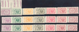 1989 1946 - Senza Fasci Al Centro (60/65), Tre Serie Complete, Due Con Gomma Originale Integra, Una Lingu... - Postal Parcels