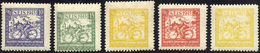 1995 SEIS 1945 - Ciclista, Serie Completa (Unificato 1/5), Gomma Originale Integra, Perfetti. Molto Belli... - Sonstige & Ohne Zuordnung