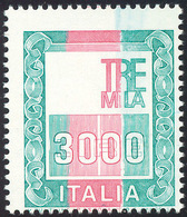 2049 1978 - 3.000 Lire Alti Valori, Senza Testa (Bolaffi N. 1540B, € 2.200), Gomma Originale Integra, Per... - Other & Unclassified