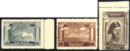 2160 1946 - Vittorie Polacche, Carta Bianca (14/16), Ottima Centratura Per Il Raro 45 G., Senza Gomma Com... - 1946-47 Zeitraum Corpo Polacco