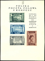 2168 FOGLIETTI 1946 - Vittorie Polacche, Carta Bianca, Senza Timbro Postale (1Aa), Senza Gomma Come Sempr... - 1946-47 Zeitraum Corpo Polacco