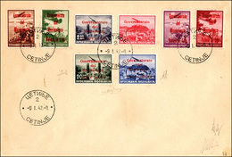 2273 MONTENEGRO POSTA AEREA 1942 - Soprastampati Governatorato Del Montenegro In Rosso (18/25), Serie Com... - Other & Unclassified