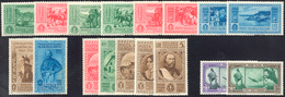 2404 1932 - Garibaldi, Serie Completa Con Posta Aerea (1/10+A), Gomma Originale Integra, Lievi Ingiallime... - Amtliche Ausgaben