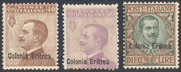 2443 1916 - Soprastampati (38/40), Gomma Originale Integra, Perfetti.... - Erythrée