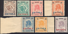 2448 1924 - Soprastampati (80/86), Gomma Originale Integra, Perfetti.... - Erythrée