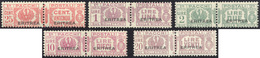 2461 PACCHI POSTALI 1927/37 - 25 Cent., 1, 2, 10 E 20 Lire Fascio Al Centro (23,27/28, 31/32), Gomma Orig... - Erythrée