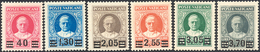 2748 1934 - Provvisoria, Serie Completa (35/40), Gomma Originale Integra, Perfetti. Il 3,05 Lire Con Legg... - Autres & Non Classés