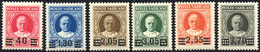 2750 1934/37 - Provvisoria, Serie Completa (35/40), Nuovi, Gomma Originale Integra, Perfetti. Minimo Punt... - Autres & Non Classés