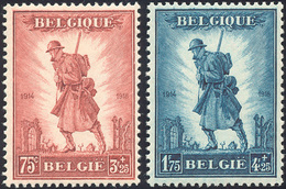 2790 BELGIO 1932 - Fanteria (351/352), Gomma Integra, MNH, Perfetti.... - Sonstige - Europa