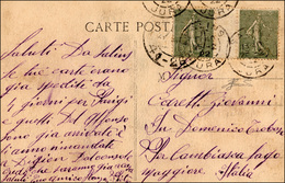 2815 FRANCIA 1922 - 15 Cent. Seminatrice (130), Coppia Orizzontale Con Interspazio Di Gruppo, Perfetta, S... - Sonstige - Europa