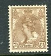 No 61 Bontkraag  71/2 Ct  Plakkerspoor - Unused Stamps