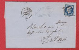 Lettre  / De Amiens  / Pour Paris / 29 Juin 1857 - 1849-1876: Klassieke Periode