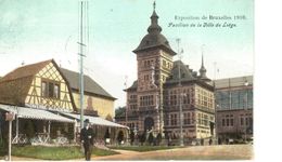 Bruxelles - CPA - Brussel - Exposition 1910 - Pavillon De La Ville De Liège - Expositions Universelles