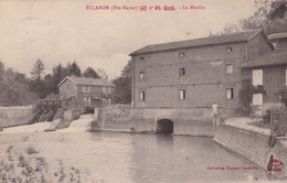 52 / ECLARON / LE MOULIN / JOLIE CARTE ANIMEE - Eclaron Braucourt Sainte Liviere