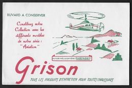 FRANCE BUVARD GRISON PRODUITS CHAUSSURES AVION HELICOPTERE FARFADET  EN  TBE - Chaussures