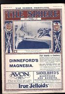 Militaria THE SPHERE N°793 Du 3 Avril 1915 A LUCKY DOG One Fof The Fortunate Wounded On Board The Hospital Yacht SHEELAH - Anglais