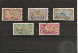 COTE FRANÇAISE DES SOMALIS  Année 1909  N° Y/T : 67/71 °- 73/75° Côte : 29,00 € - Used Stamps