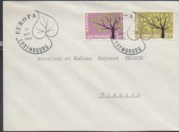 3268  Carta  Luxemburgo 1962 , Tema Europa, Cept - Covers & Documents