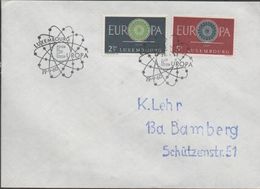 3268  Carta  Luxemburgo 1960 , Tema Europa, Cept - Covers & Documents