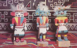 CARTOLINA - POSTCARD - STATI UNITI - CALIFORNIA -PALM SPRINGS - HOPI INDIAN KATCHINA DOLLS - Palm Springs