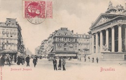 BRUXELLES / BOULVARD ANSPACH / TRES BELLE CARTE PRECURSEUR - Avenidas, Bulevares