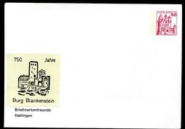 Bund PU112 B2/005 Privat-Umschlag Hattingen UNGEBRAUCHT NUR 1 STÜCK BEKANNT 1977 - Private Covers - Mint