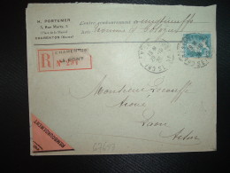 LR CR TP PASTEUR 1F50 OBL.29-10 29 CHARENTON LE PONT SEINE (94) H. PORTEMER - Postal Rates