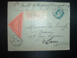 LR CR TP PASTEUR 1F50 OBL.11-2 30 PARIS 116 + Paul FLAHAUT Huissier - Postal Rates