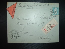 LR CR TP PASTEUR 1F50 OBL.20-6 32 PARIS 116 - Postal Rates