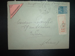 LR CR TP FACHI 1F50 OBL.2-3 31 PARIS 116 - Postal Rates