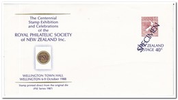 Nieuw Zeeland 1987, Prepaid Envelope, Royal Philatelic Society Of New Zealand SPECIMEN - Postwaardestukken