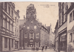 ALLEMAGNE . EUSKIRCHEN. RATHAUS. ANIMATION DEVANT LA MAIRIE. ANNEE 1928 - Euskirchen