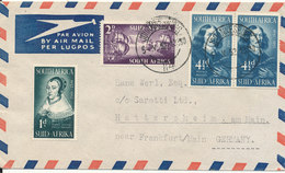 South Africa Air Mail Cover Sent To Germany Johannesburg 5-5-1952 - Poste Aérienne