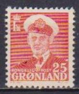 GROENLANDIA  1950  RE FEDERICO IX E VELIERO UNIF. 23 MLH VF - Nuovi