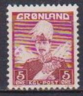 GROENLANDIA  1938 RE CRISTIANO X E ORSO UNIF. 2 MLH VF - Nuevos