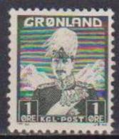 GROENLANDIA  1938 RE CRISTIANO X E ORSO UNIF. 1 MLH VF - Nuovi