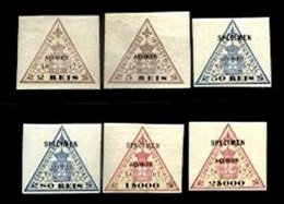 AZORES, Industrial Tax, PB 82/83, 88, 91, 102/03, (*) MNG, F/VF, Cat. € 168 - Neufs